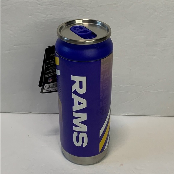 NFL Los Angeles Rams Logo Insulated Tumbler Stainless Steel 16 Oz NWT - Picture 3 of 9